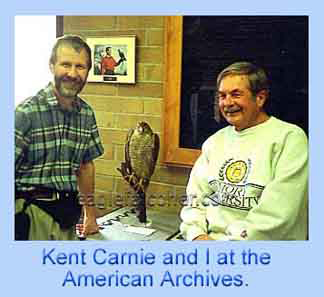 Kent Carnie, Archives of Falconry