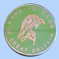 Hawking Club of Great Britain badge