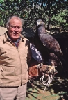Molan Nelson with eagle